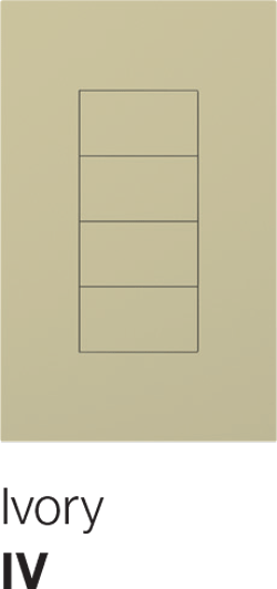 Lutron Palladiom Keypad Ivory
