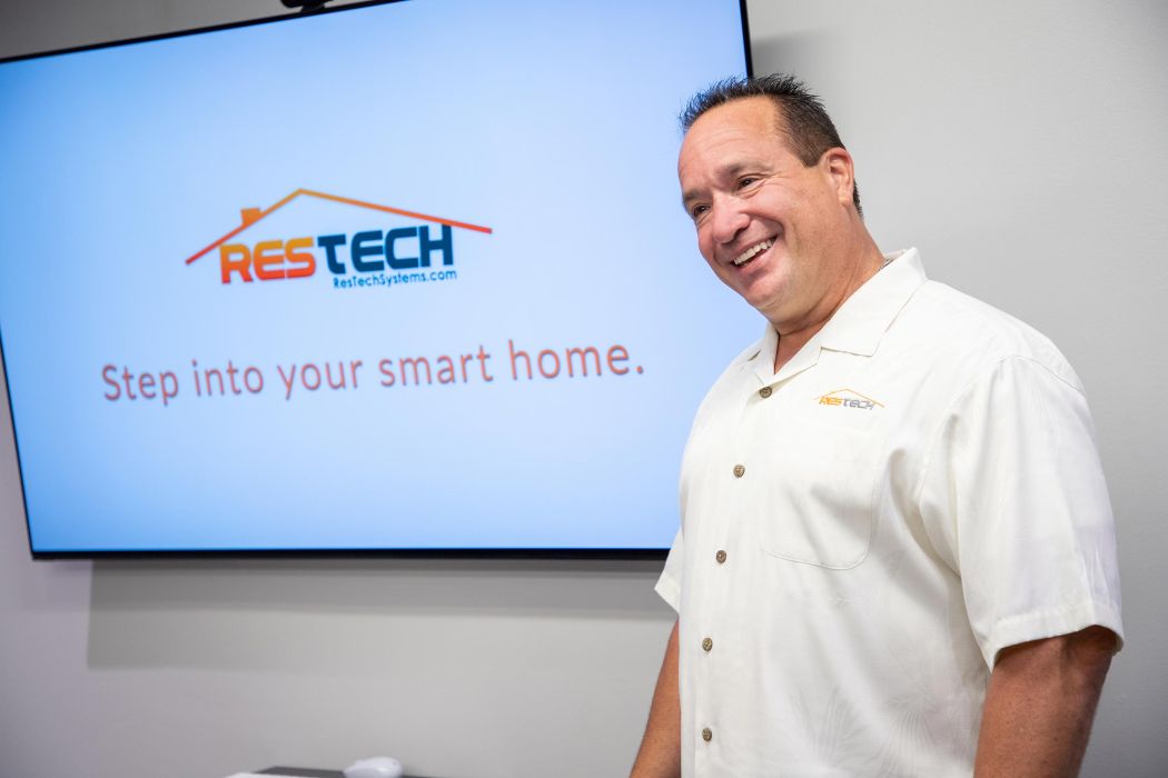 Man Presenting ResTech